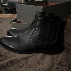 Stacy Adams Black Leather Men's Boots